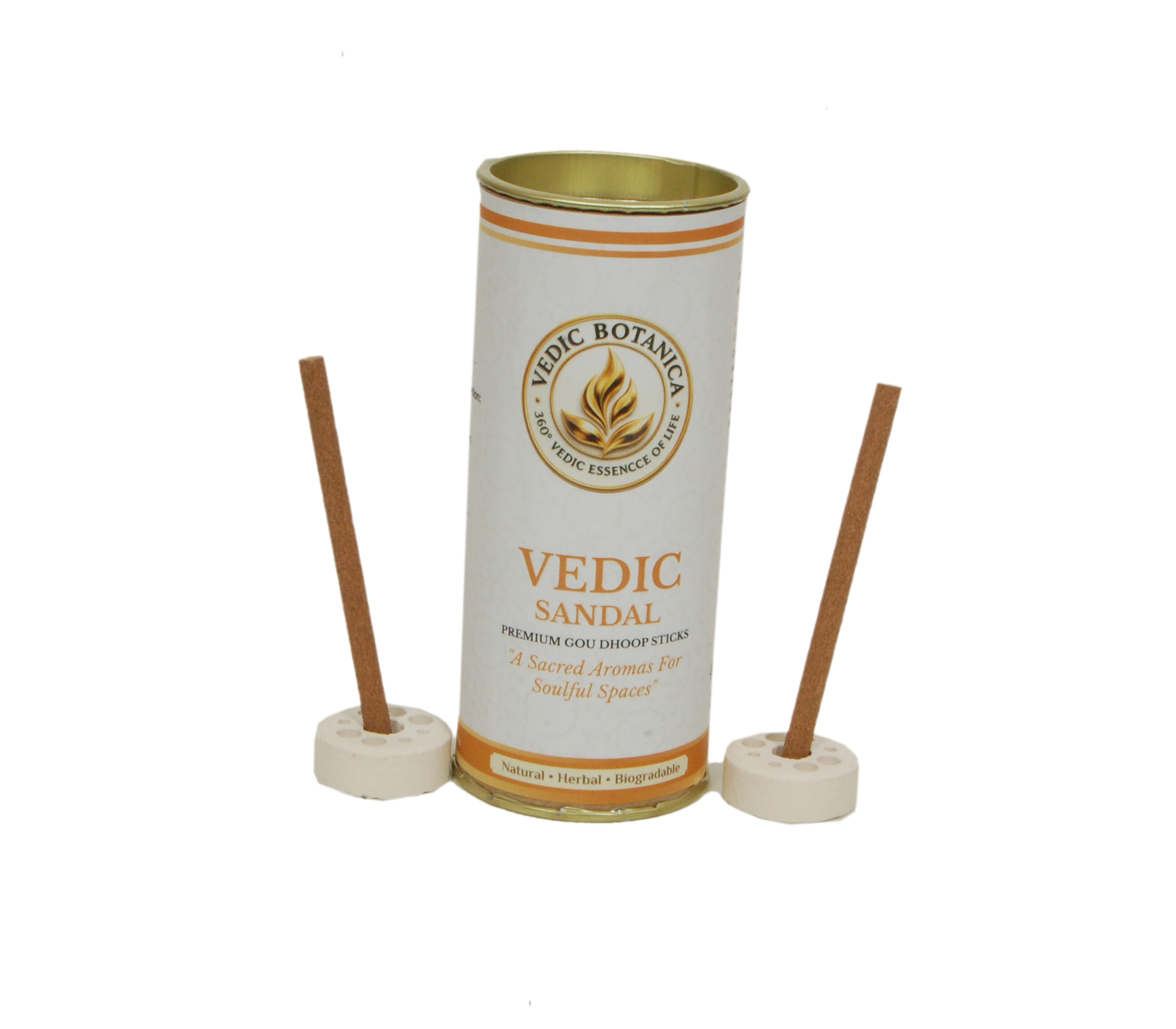 VEDIC Sandal Luxury Bambooless Dhoop Sticks