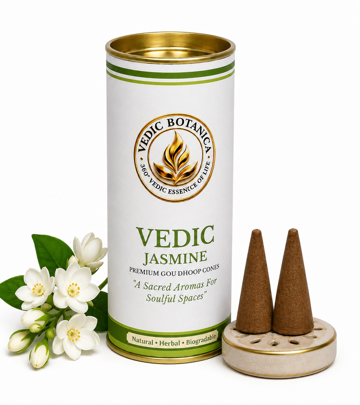 VEDIC Jasmine Luxury Dhoop Cones