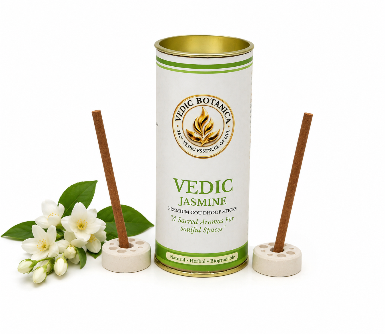 VEDIC Jasmine Luxury Bambooless Dhoop Sticks